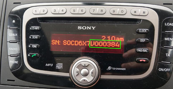 Ford Radio Unlock.