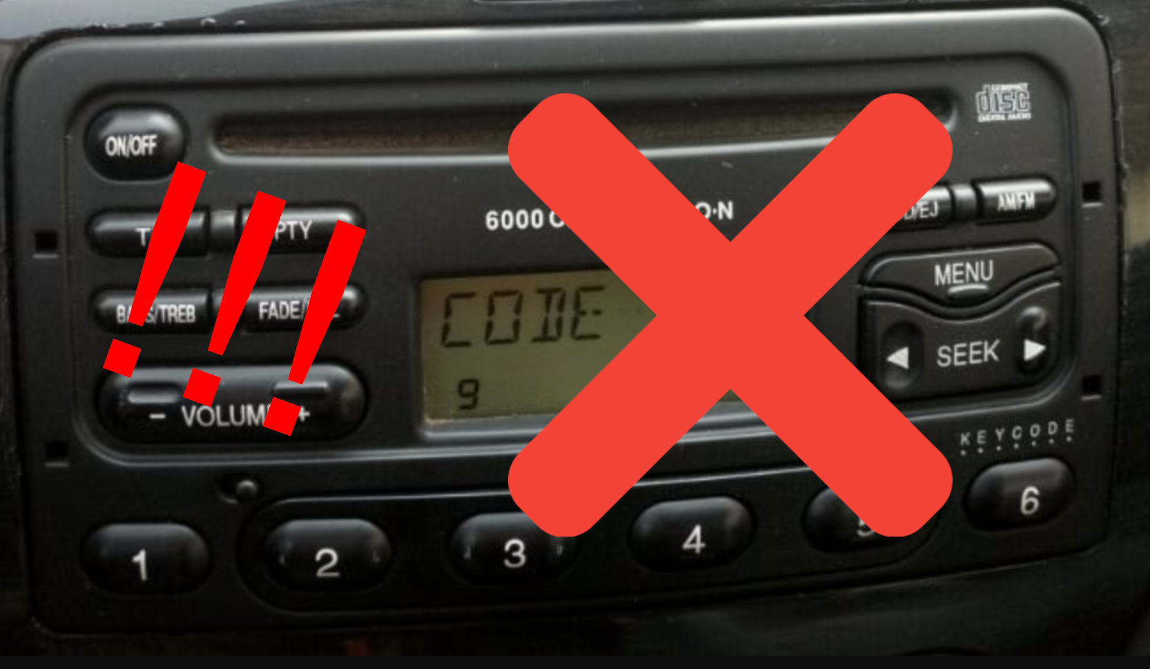 How to Prevent the Ford Radio Code Lock Issue?