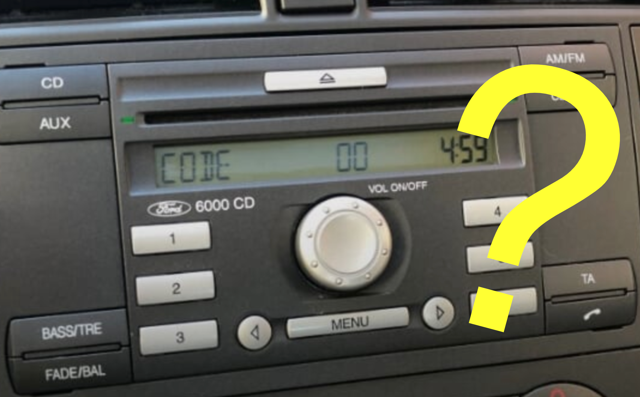 What is ford radio code?